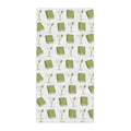 Dirty Martini & Books Beach Towel — Cocktail Lovers Summer Towel