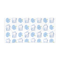 Hydrangea & Book Stack Beach Towel — Floral  Summer Towel