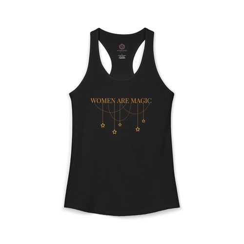 Black tank top with '111' logo on a white background