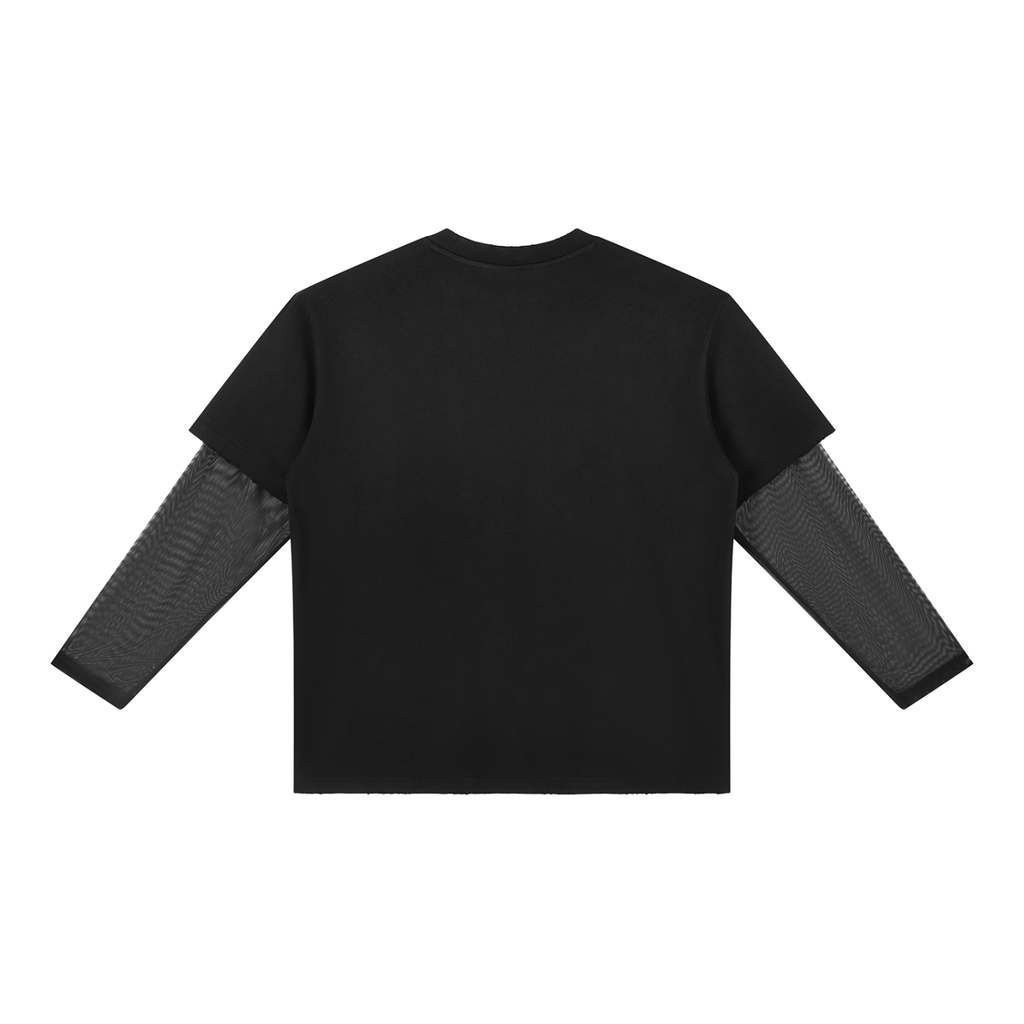 The Moon Oversized Mesh Layer T-Shirt | Brittany Keller Art x Storylines by Sav