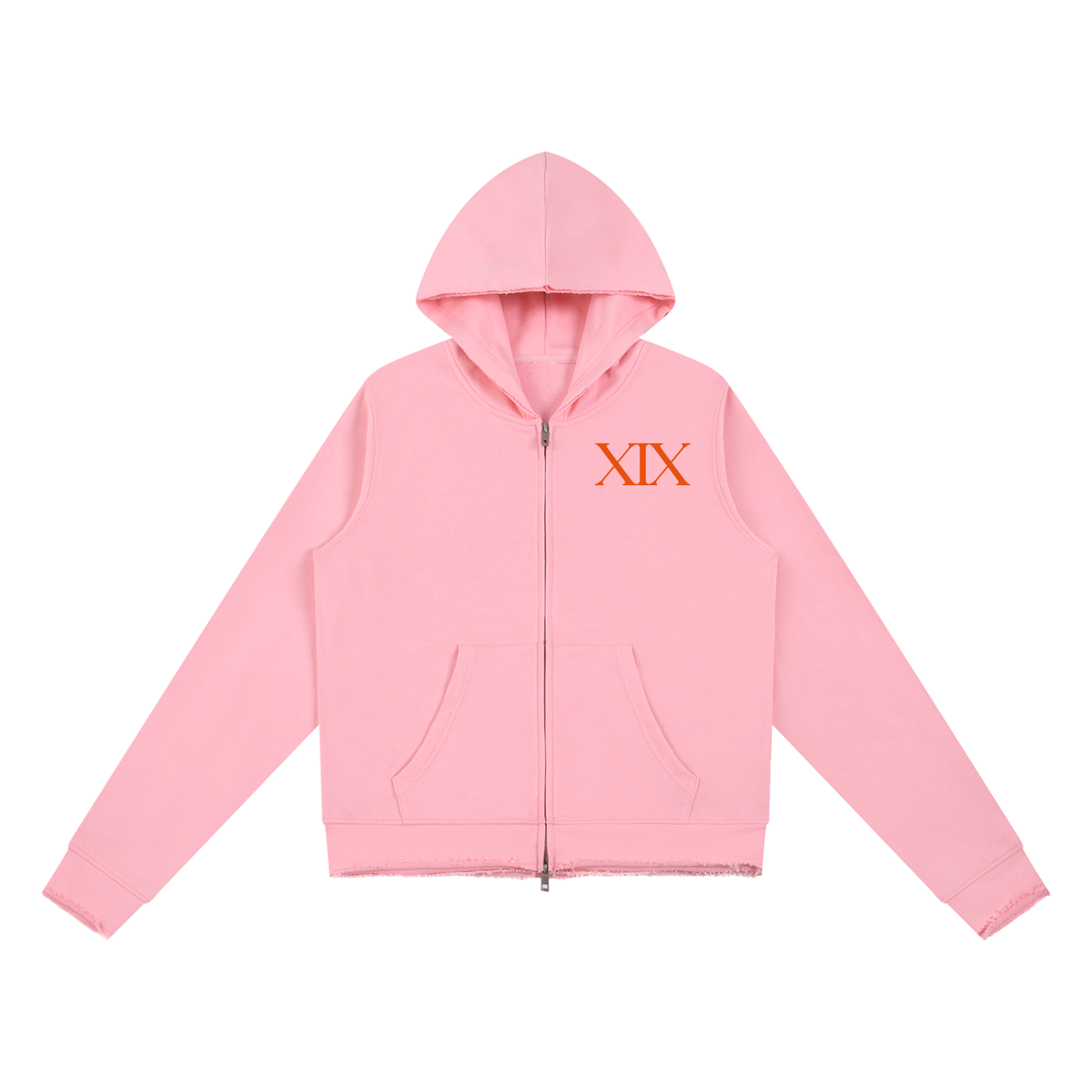 The Sun Women’s Raw Edge Full Zip Hoodie | Brittany Keller Art x Storylines by Sav