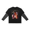 Lady Death Mesh Layer Over-sized T-Shirt | Brittany Keller Art x Storylines by Sav