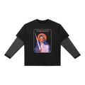 Lady Strength Oversized Mesh Layer T-Shirt | Brittany Keller Art x Storylines by Sav