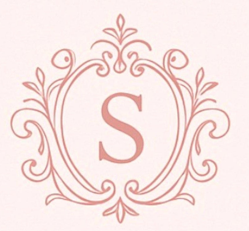 Logo for 'Storylines by Sav' with a decorative 'S' on a light pink background