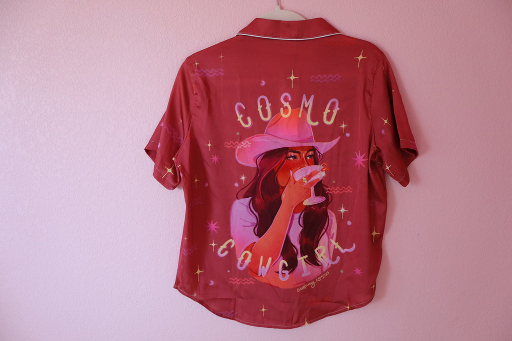 Cosmo Cowgirl Satin PJ Top