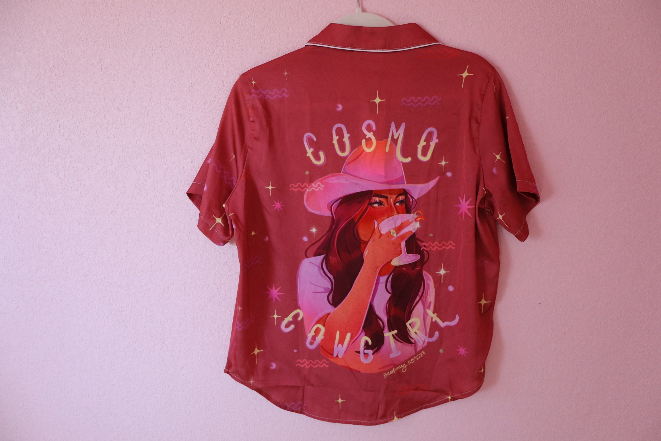 Cosmo Cowgirl Satin PJ Top