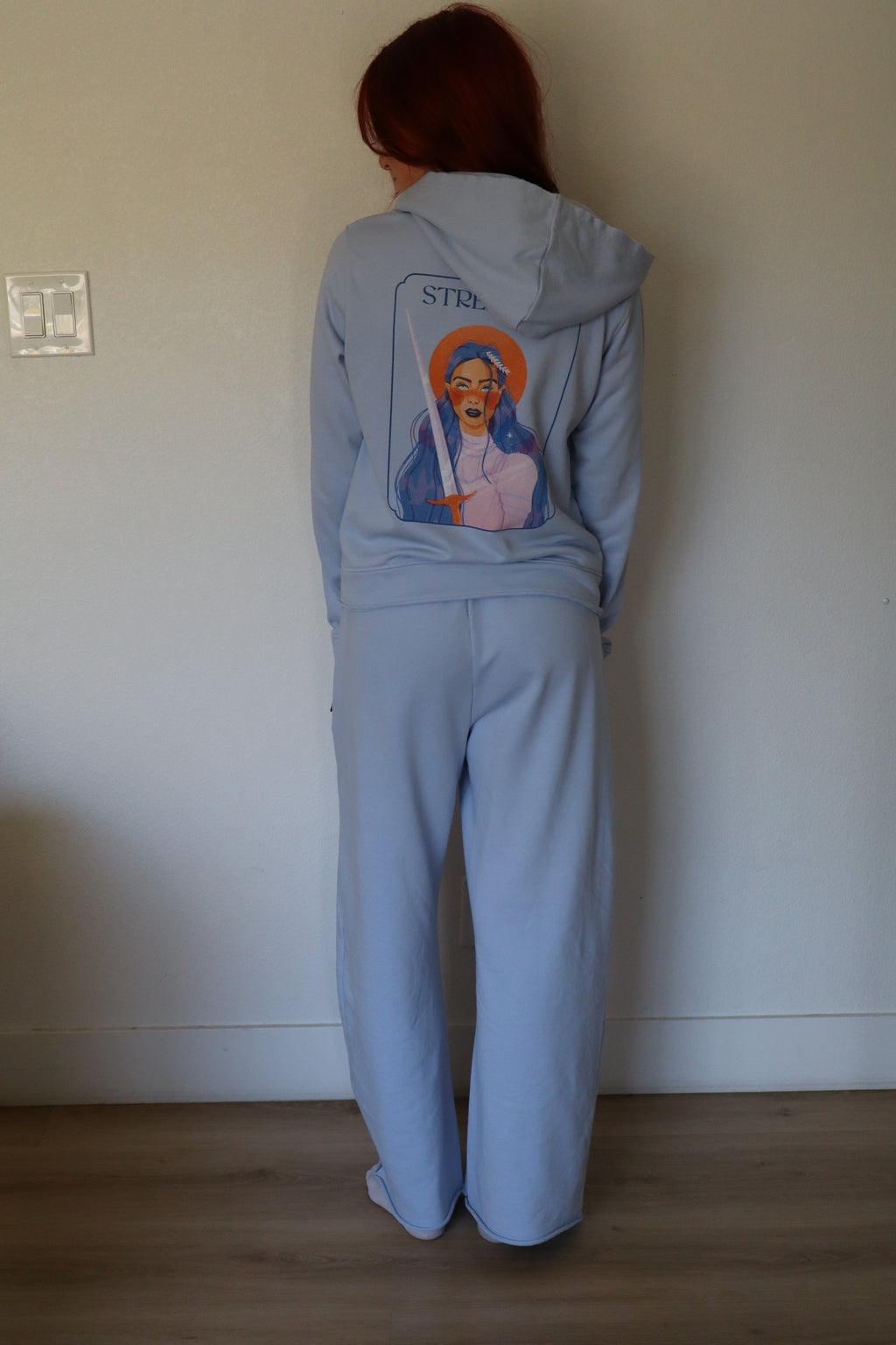The Moon Women’s Raw Edge Full Zip Hoodie | Brittany Keller Art x Storylines by Sav