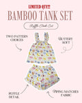 Bamboo Tank Top Ruffles Set