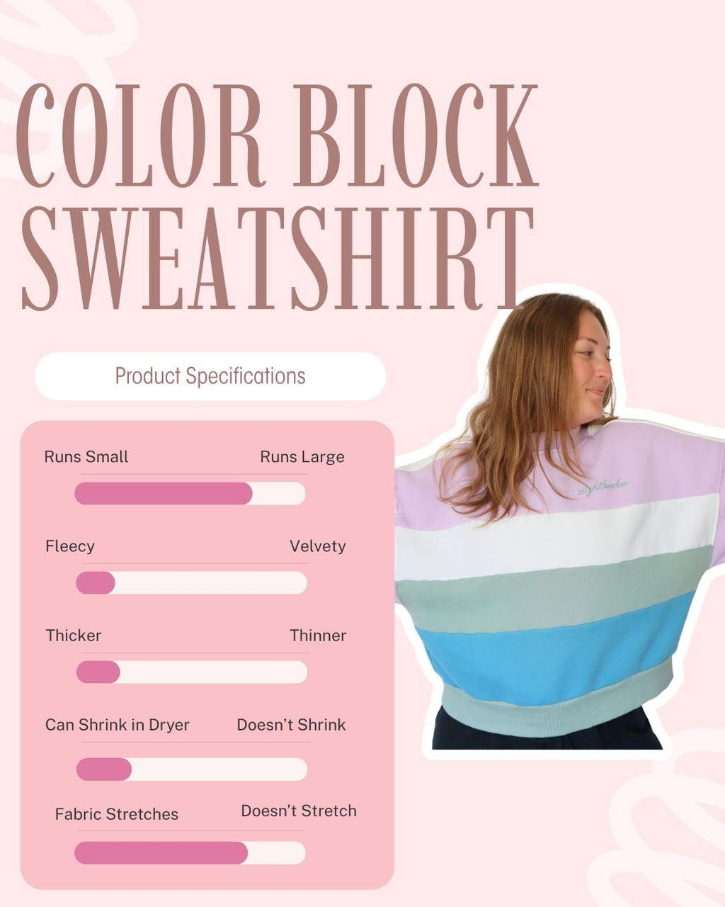 The Lightbreaker Color Block Sweatshirt | Smoke & Scar Sweatshirt