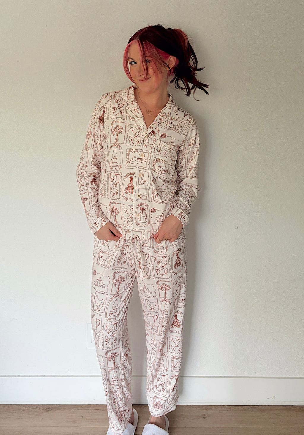 'Tis The Cozy Season Long Sleeve & Pants Everyday Set | Fall Pajamas- LIMITED QTY!