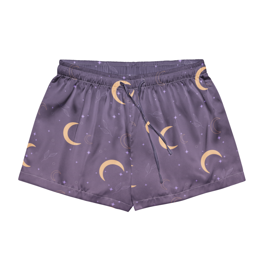 The Moon Short Sleeve Shorts Everyday Pajama Set | Brittany Keller Art x Storylines by Sav | The Lovely Ladies Tarot Collection