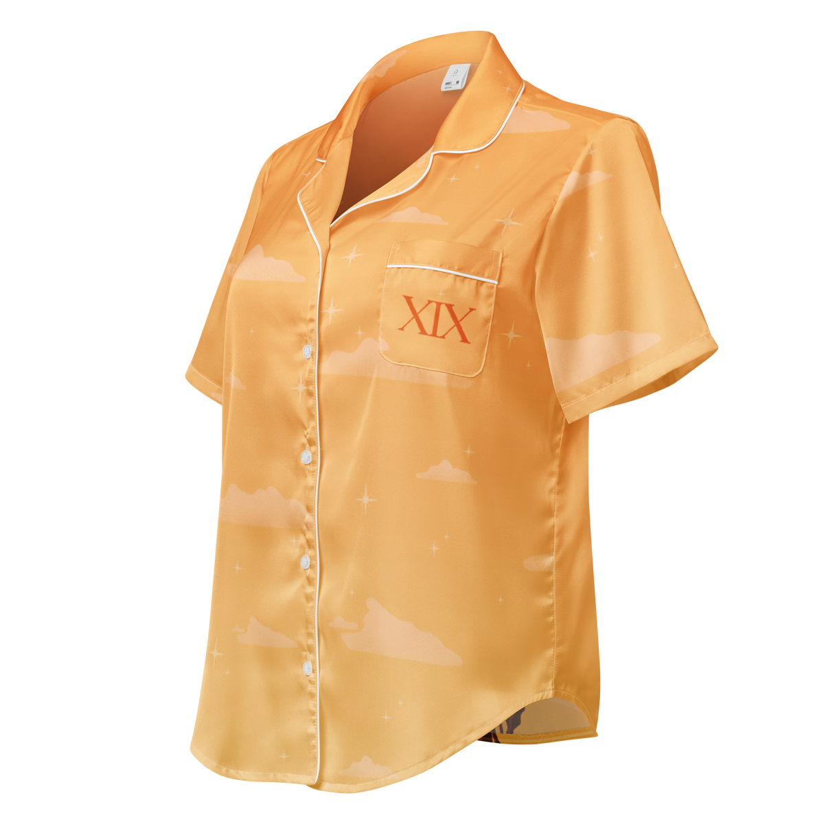 front of sun shirt with roman numeral