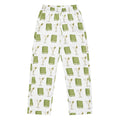 dirty martinis and green books on pajama pants, product mock-up