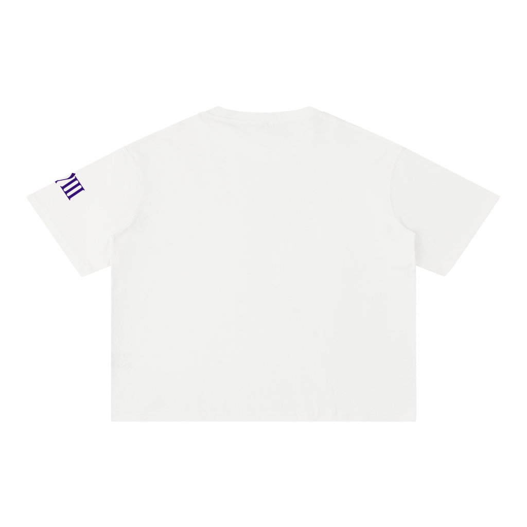 The Moon Mineral Wash Boxy Cotton T-Shirt | Brittany Keller Art x Storylines by Sav