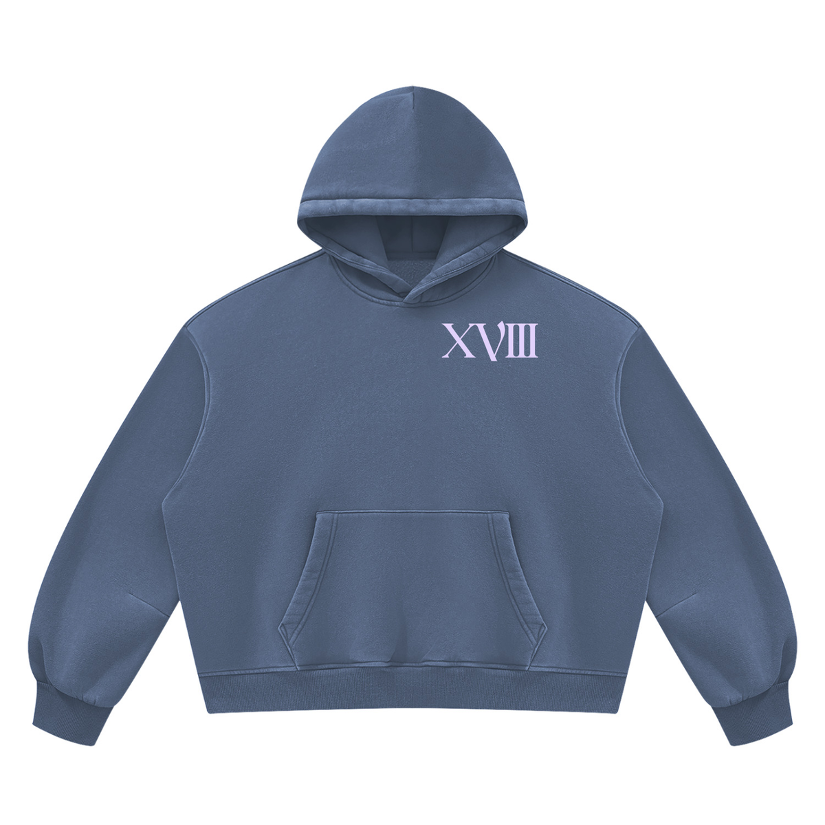 The Moon Vintage Wash Boxy Fleece Hoodie | Brittany Keller Art x Storylines by Sav