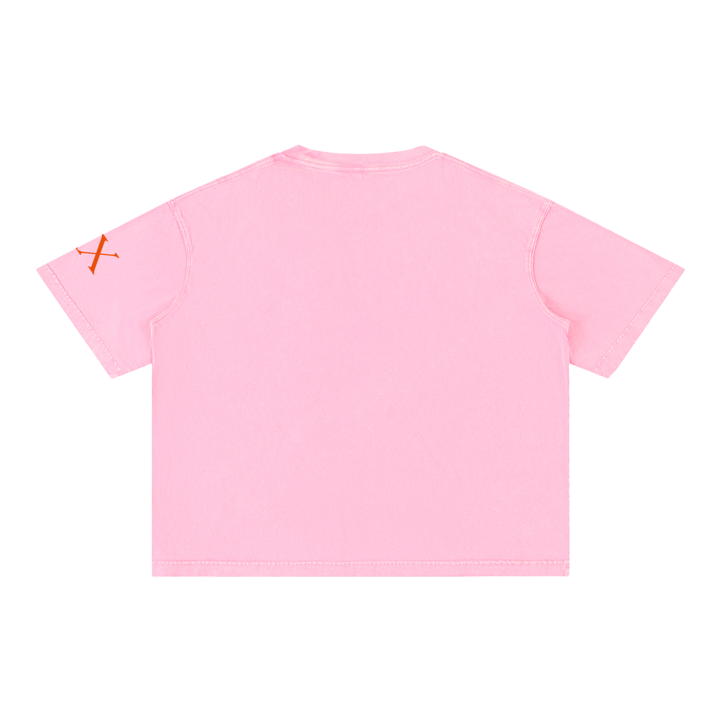 The Sun Mineral Wash Boxy Cotton T-Shirt | Brittany Keller Art x Storylines by Sav